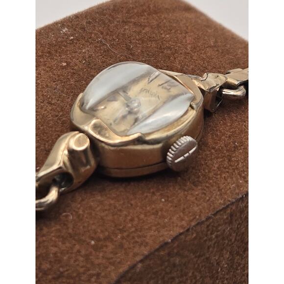 vintage Longines ladies\' cocktail watch 14k gold filled